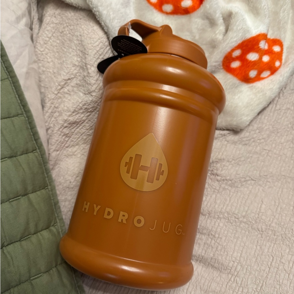 HydroJug Brown Water Bottle - Orange Brown